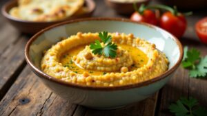 Ruz Hummus: Kichererbsen mit Reis