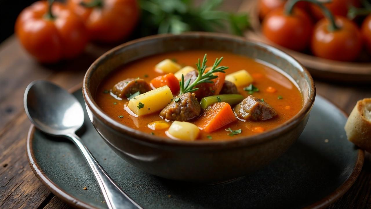 Sa Minudda - Kuttelsuppe mit Sardischen Wursten