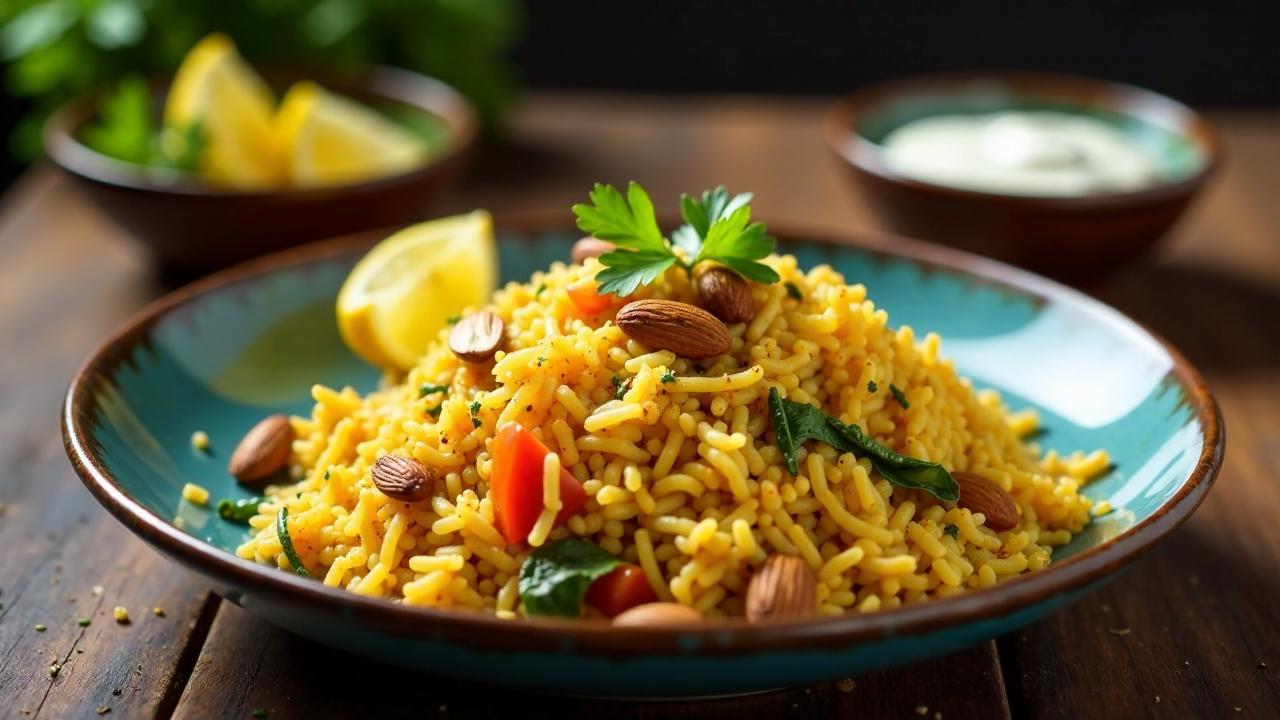 **Saffron Almond Biryani**