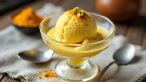 Saffron Ice Cream (Safran-Eiscreme)