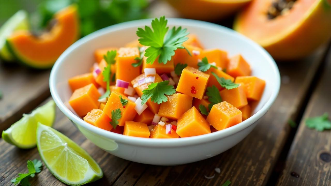 Saftige Papaya Salsa