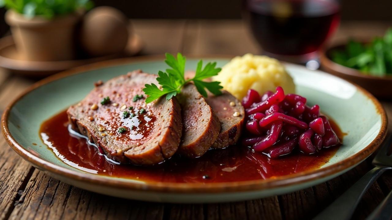 Saftiger Sauerbraten