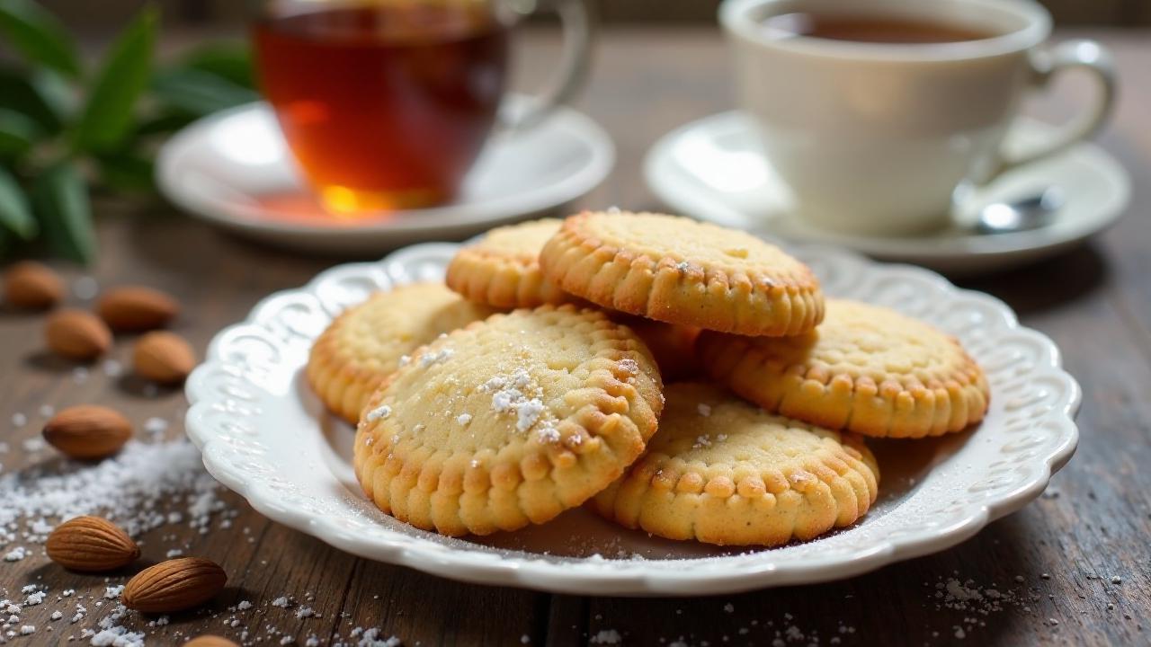 Sago-Mandel-Plätzchen