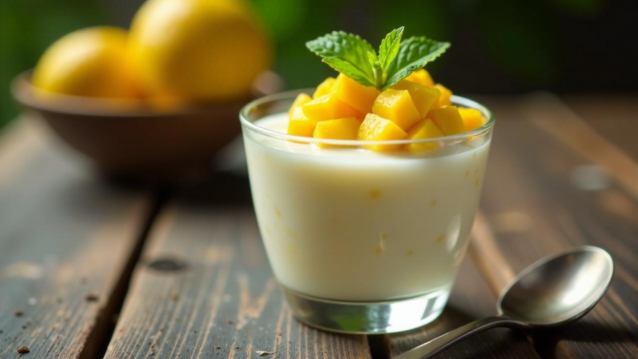 Sago Pudding mit Kokos-Creme