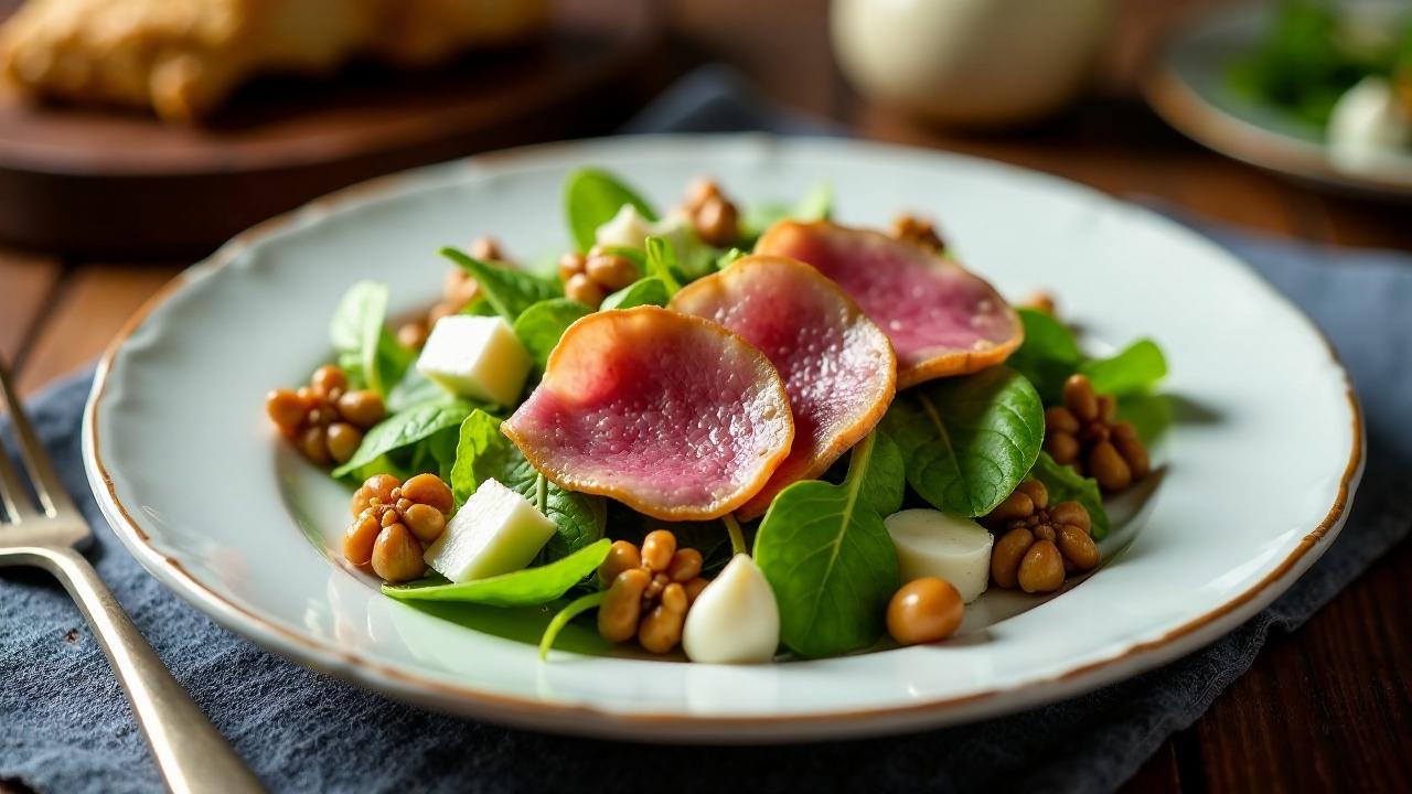 Salade Périgourdine: Salat mit Entenbrust