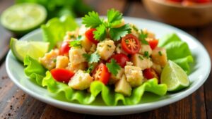 Salade Tahitienne de Crabe (Tahitianischer Krabbensalat)