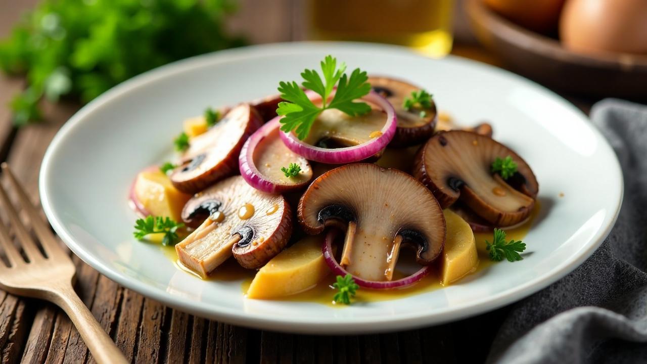 Salade de Champignons: Pilzsalat