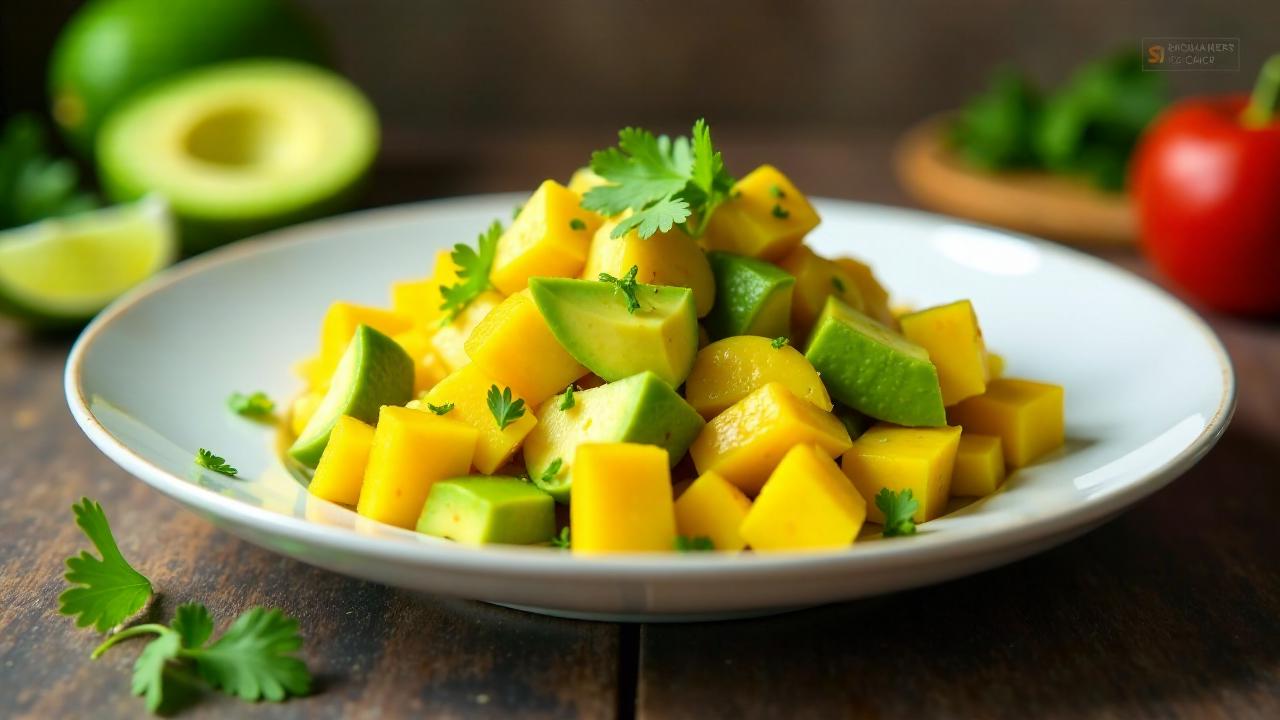 Salade de Palmiste mit Mango