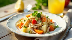 Salpicão de Frango (Brasilianischer Hühnersalat)