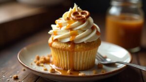 Salted Caramel-Pretzel-Cupcakes