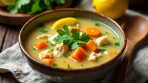 Samoanische Zitronen-Hühnersuppe - Lemon Chicken