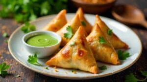 Samosa - Frittierte Teigtaschen