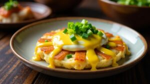 Sauce Hollandaise-Okonomiyaki