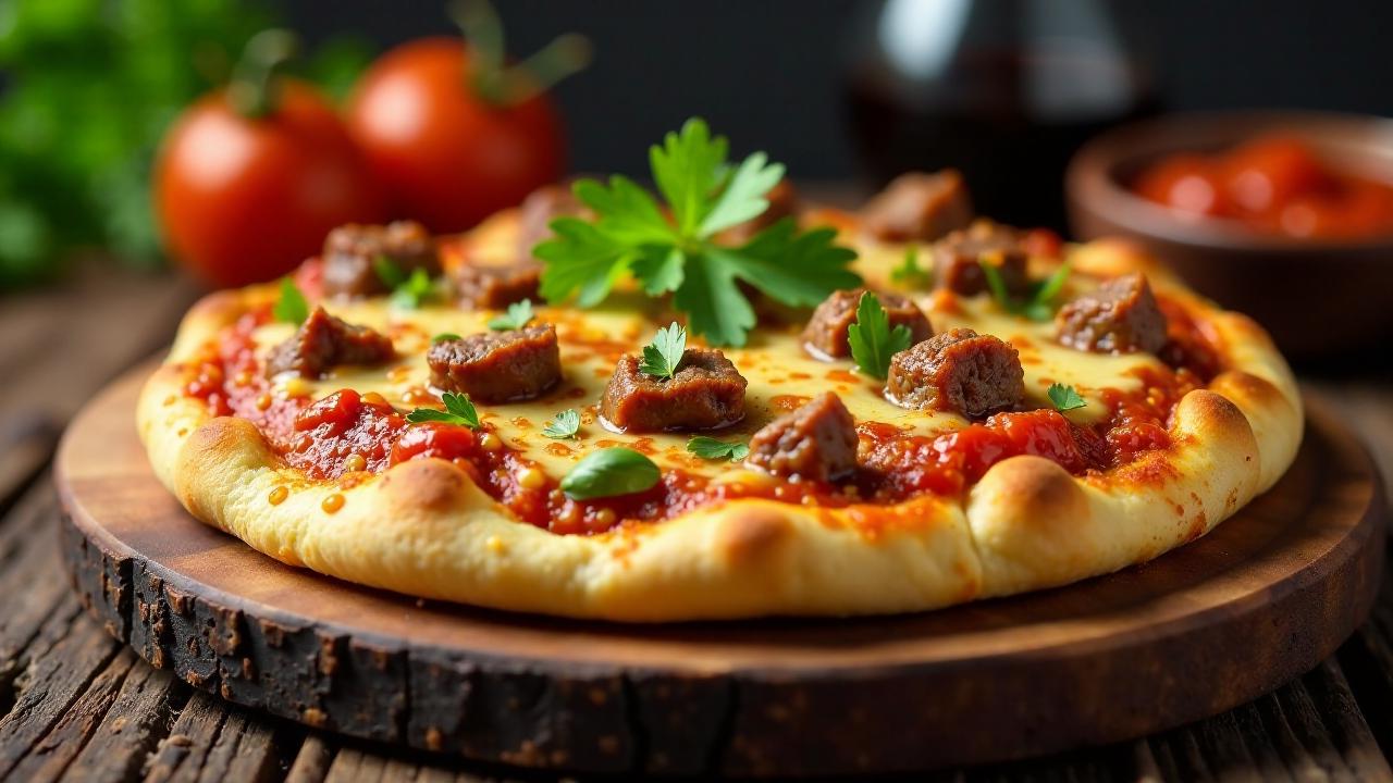 Sauerbraten-Pizza