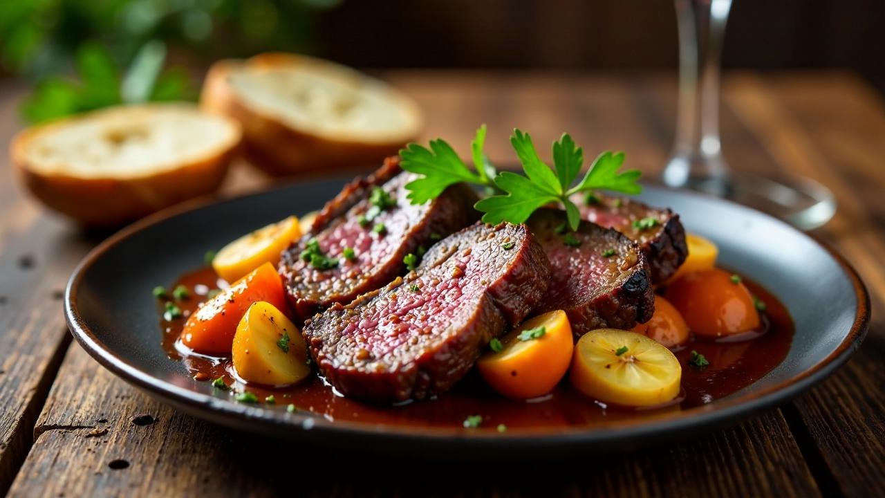 Sauerbraten auf dem Grill