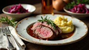 Sauerbraten in der Biermarinade