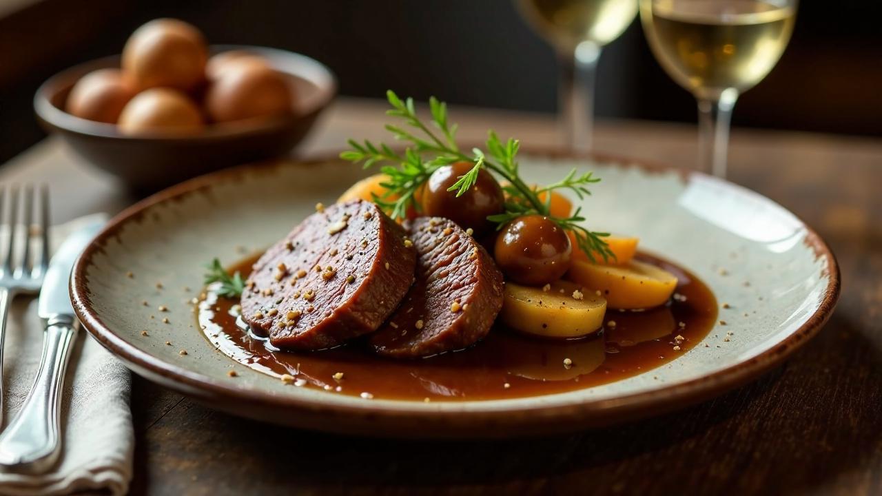 Sauerbraten mit Kastanien