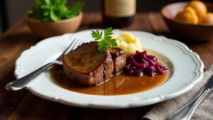 Sauerbraten mit Röstaromen