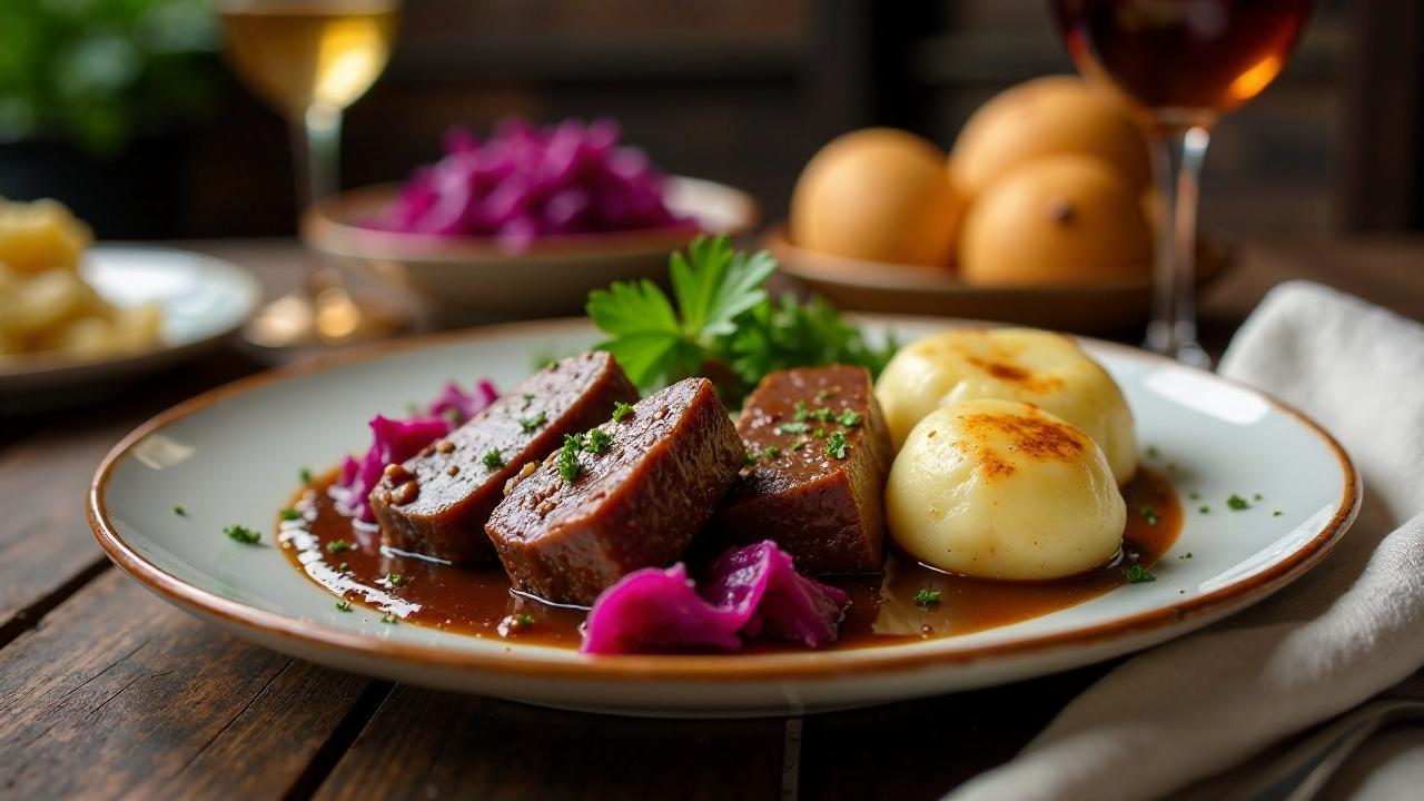 Sauerbraten mit Wacholderbeeren