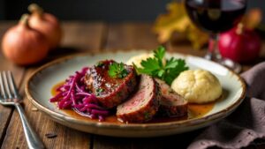 Sauerbraten mit Zimt und Honig