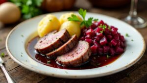 Sauerbraten vom Wildschwein