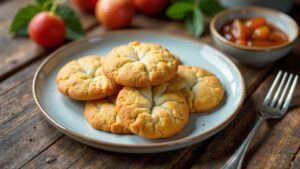 Sauerteigkekse mit Chutney