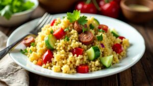 Saumagen-Bulgur-Salat