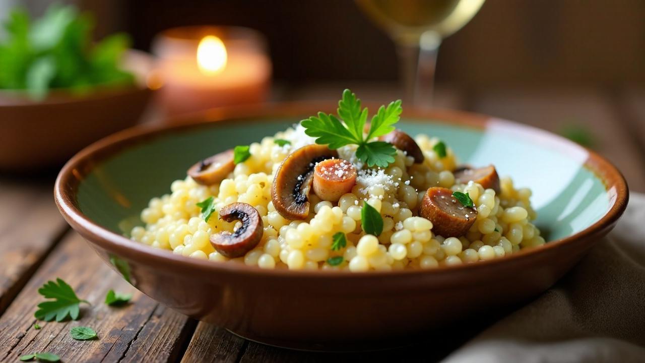 Saumagen-Pilz-Risotto