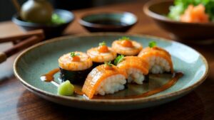 Scallop Sushi (Jakobsmuschel-Sushi)