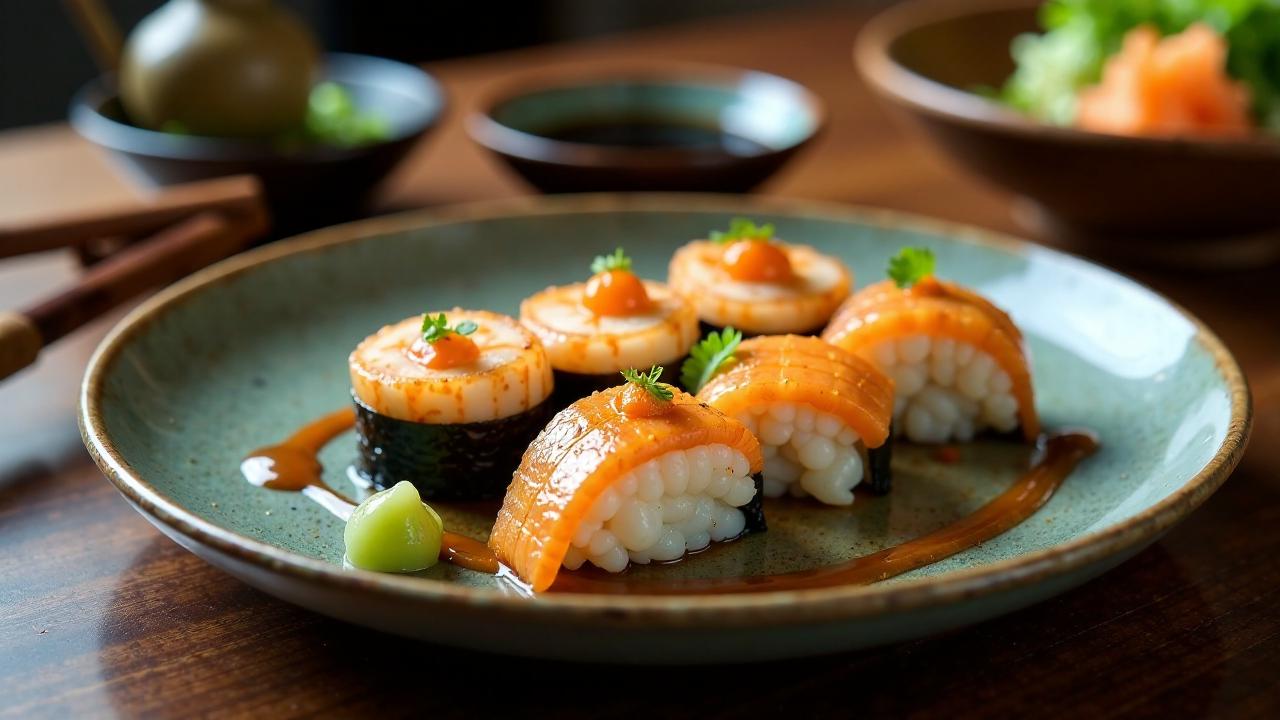 Scallop Sushi (Jakobsmuschel-Sushi)