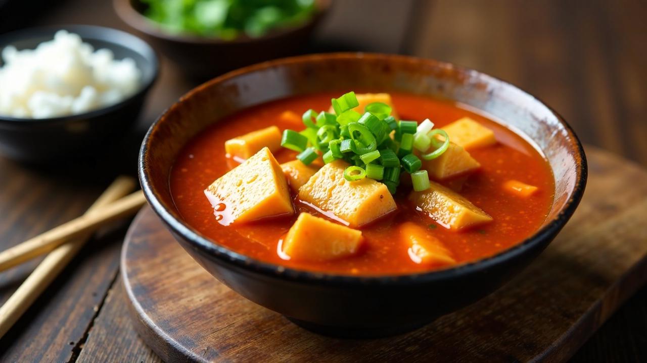 Scharfes Kimchi-Jjigae