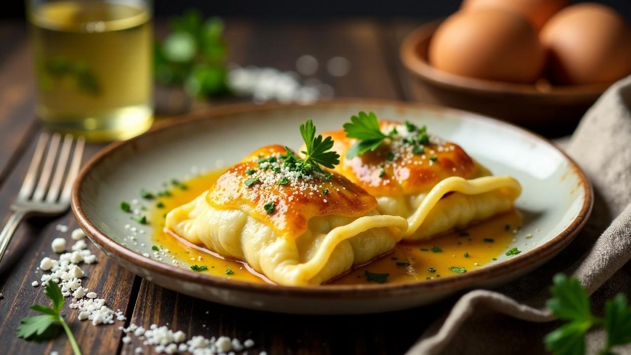 Schinken-Käse-Maultaschen