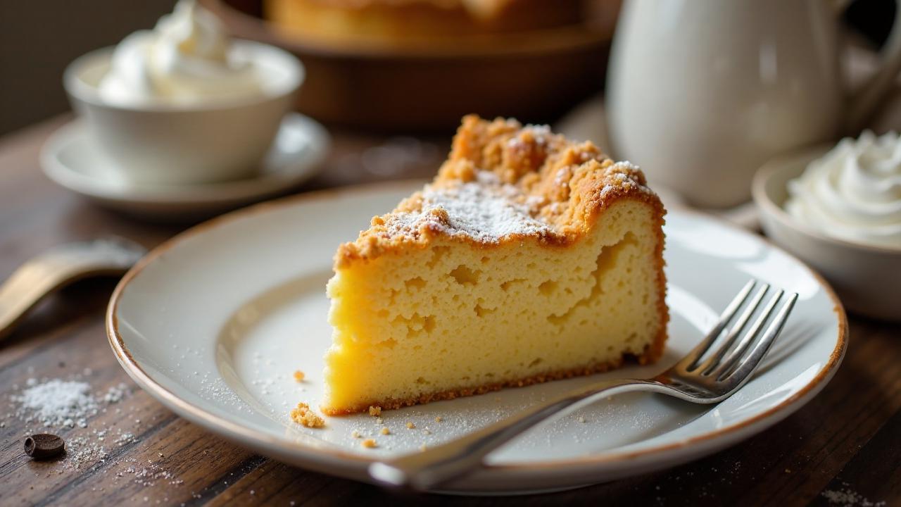 Schlesischer Streuselkuchen mit Amaretto-Geschmack