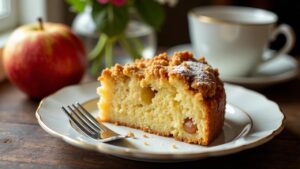 Schlesischer Streuselkuchen mit Amaretto-Kaffee-Glasur