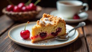 Schlesischer Streuselkuchen mit Chai-Gewürzen