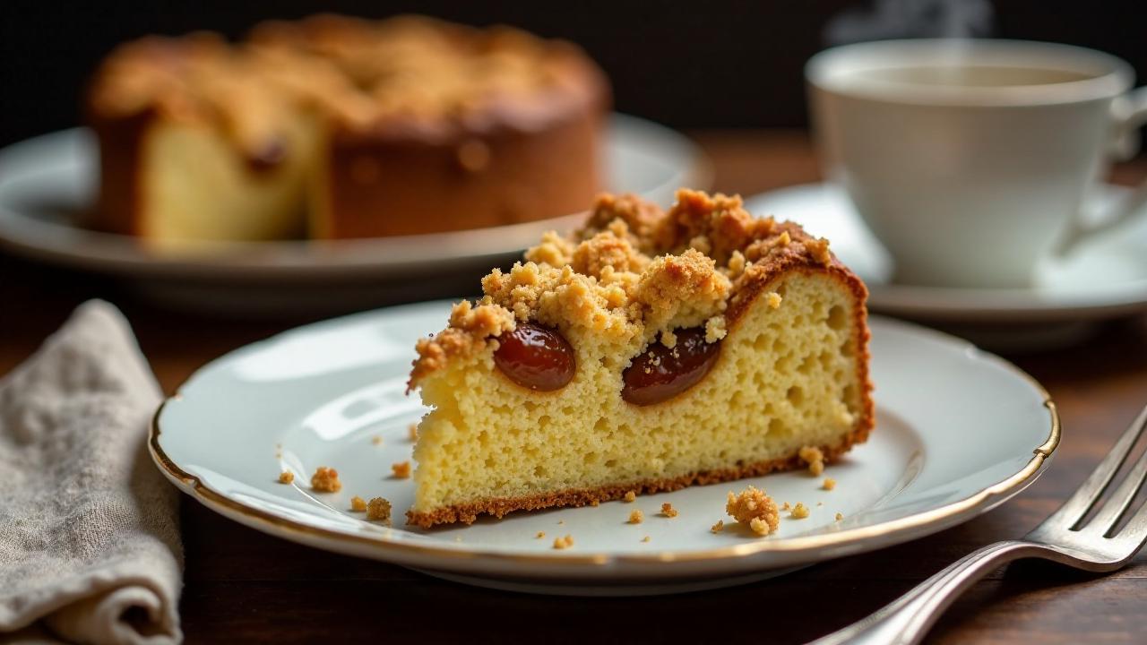 Schlesischer Streuselkuchen mit Datteln