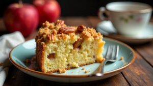 Schlesischer Streuselkuchen mit Pecannüssen