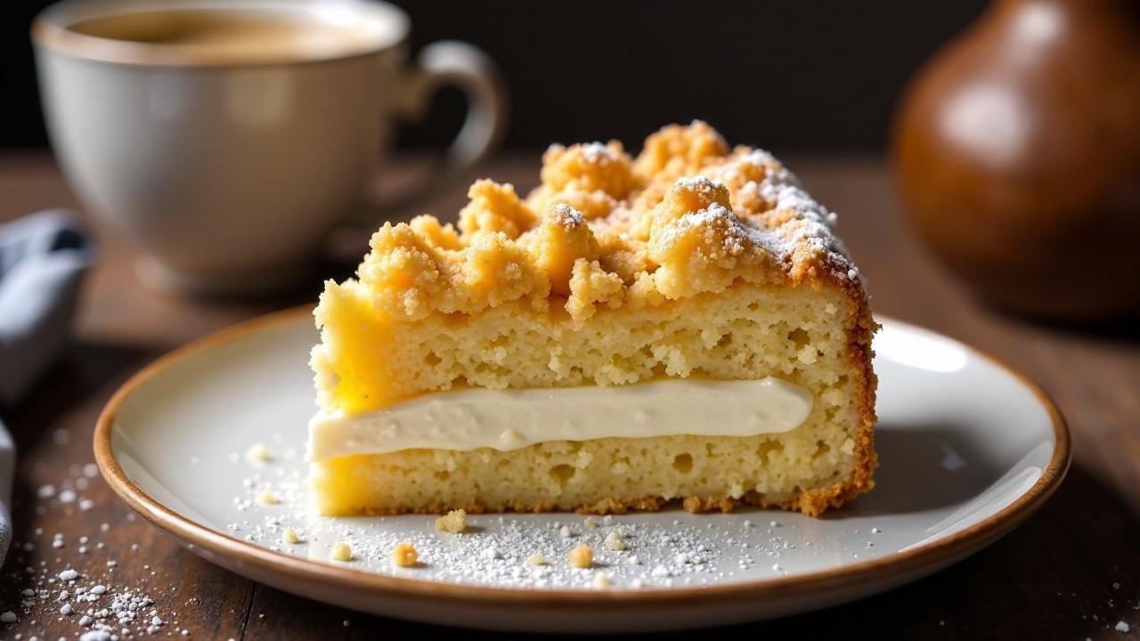 Schlesischer Streuselkuchen mit Sahnequarkcreme