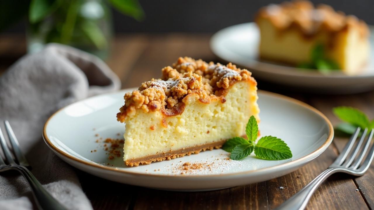 Schlesischer Streuselkuchen mit Zimt- und Kardamomstreuseln