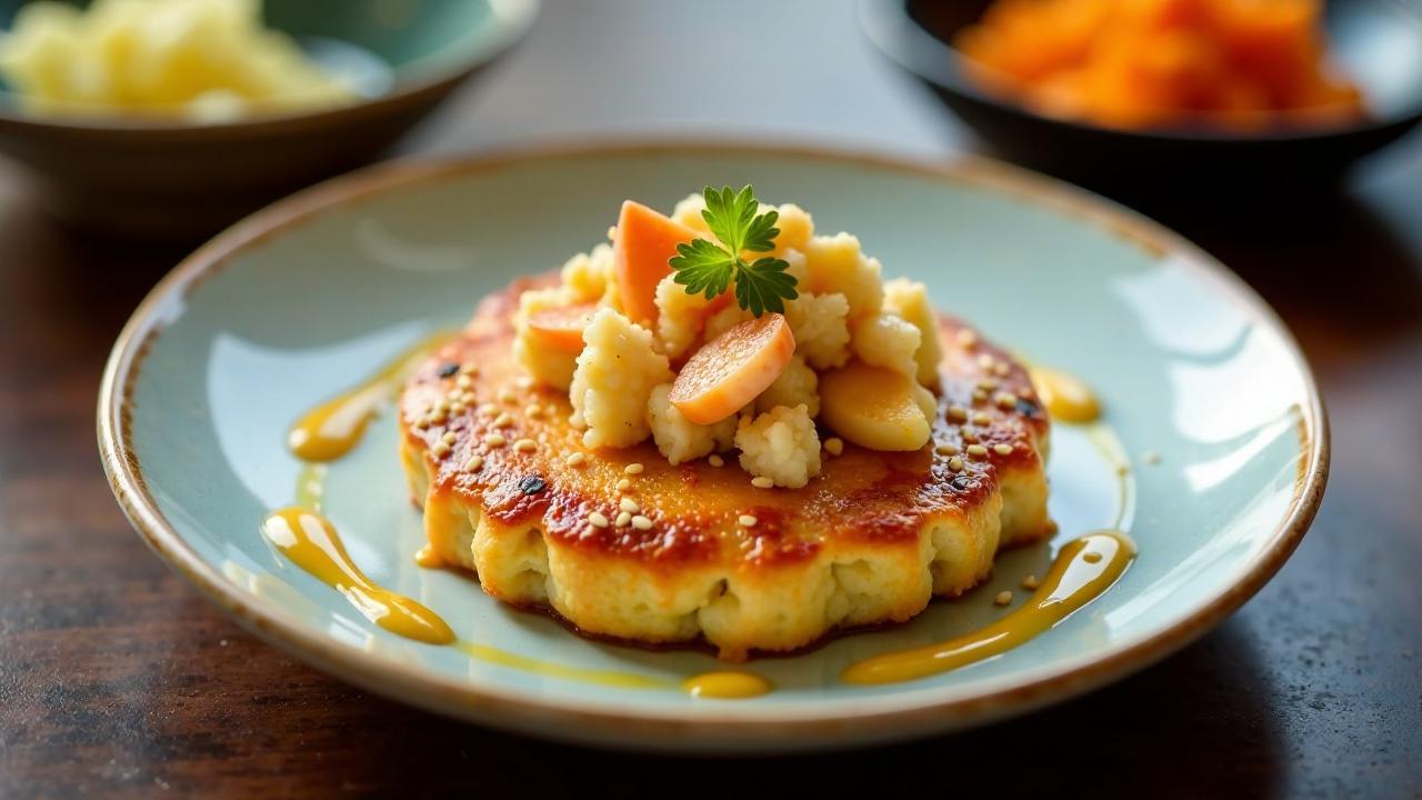 Schneekrabbensalat Okonomiyaki