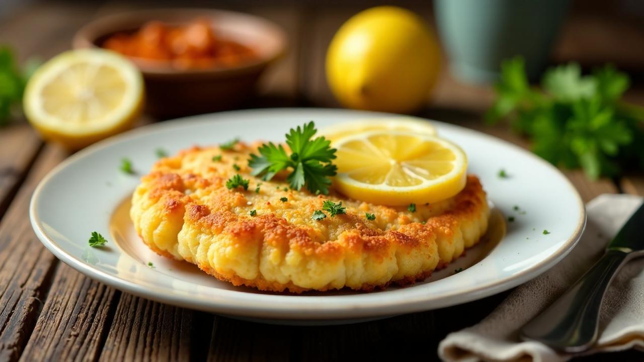 Schnitzel mit Kartoffelkruste