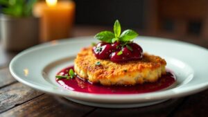 Schnitzel mit Rote-Bete-Soße