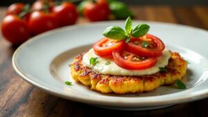 Schnitzel mit Tomate und Mozzarella