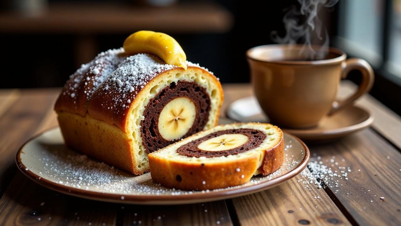 Schoko-Banane-Babka