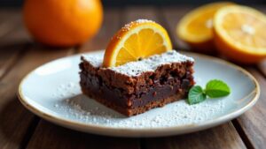 Schoko-Orange-Brownies