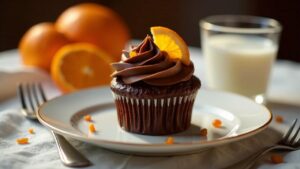 Schoko-Orange-Cupcakes