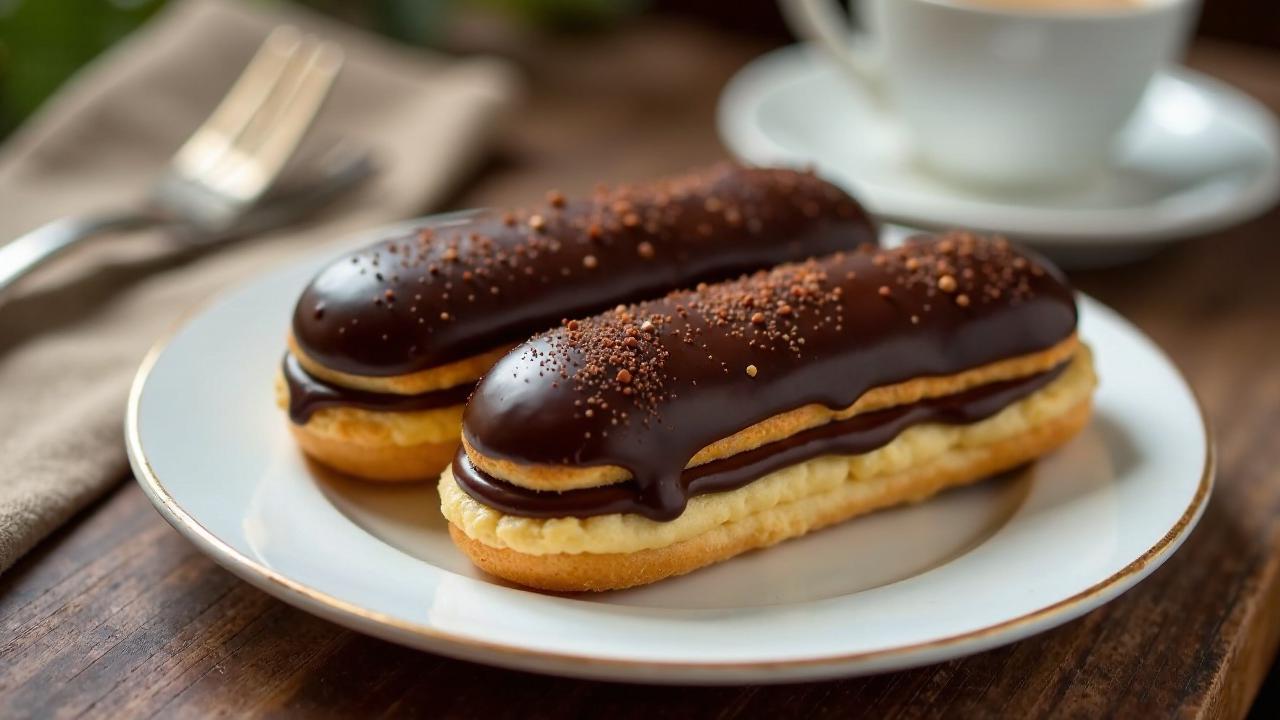 Schokozartes Eclairs