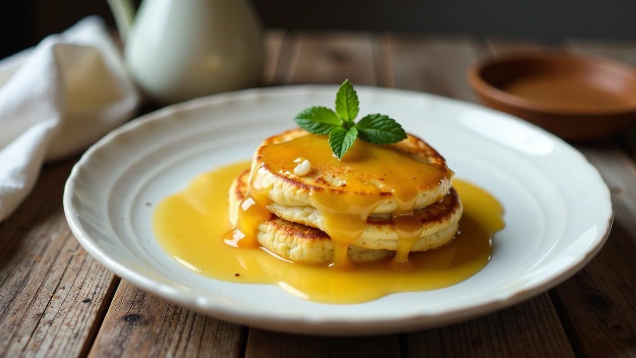 Sächsische Quarkkeulchen mit Vanillesauce