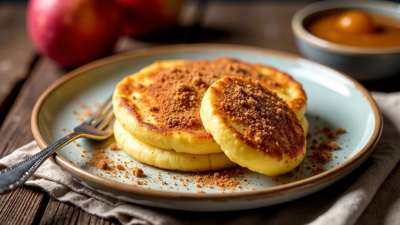 Sächsische Quarkkeulchen mit Zimt und Zucker