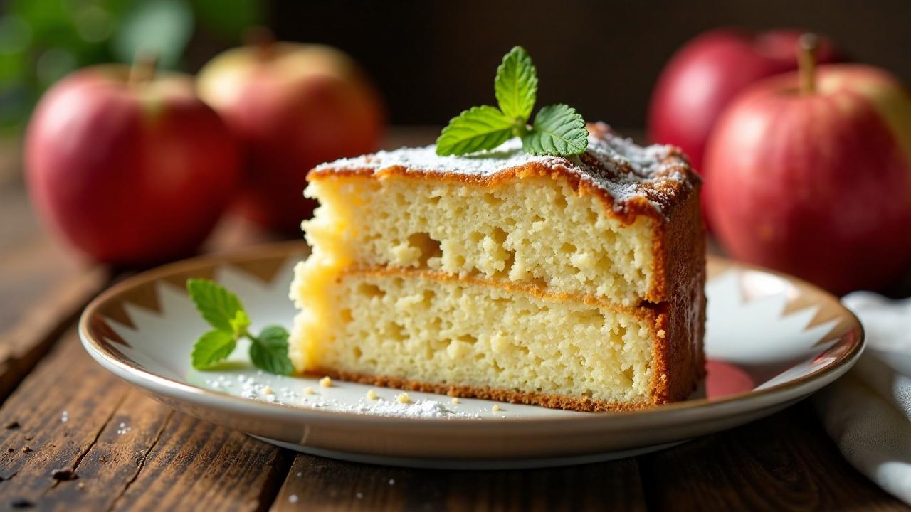 Sächsischer Apfelquarkkuchen